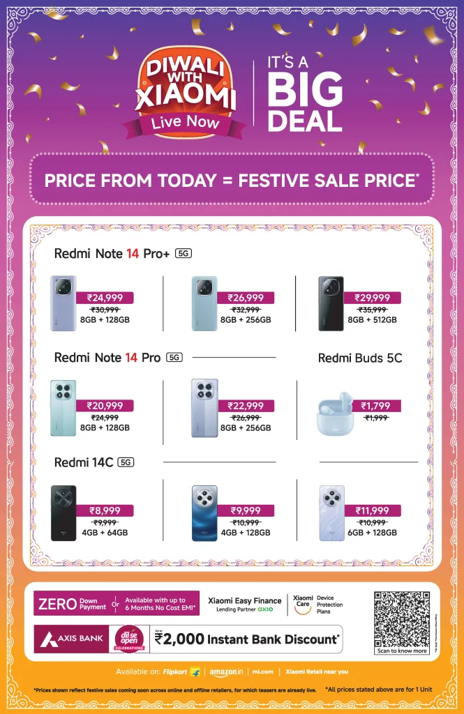 Xiaomi india festive offers 2025 1