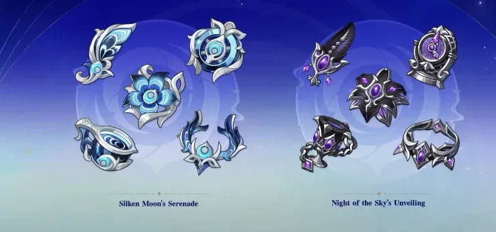 New Genshin Impact Luna-I Artifact Sets Revealed: Silken Moon's Serenade & Night of the Sky's Unveiling 2 Image
