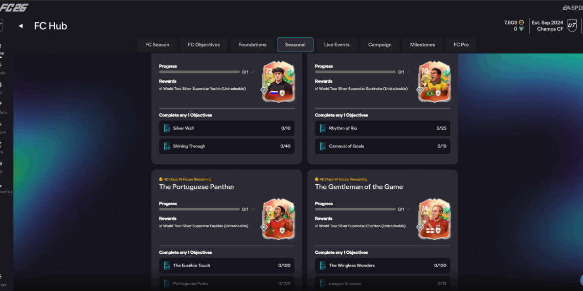 EA FC 26 - Silver Superstars: How to Complete Silver Icons Easily?