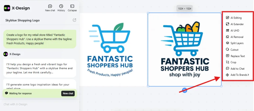 How to Build a Strong Retail Brand Using X-Design AI Agent 5 Image