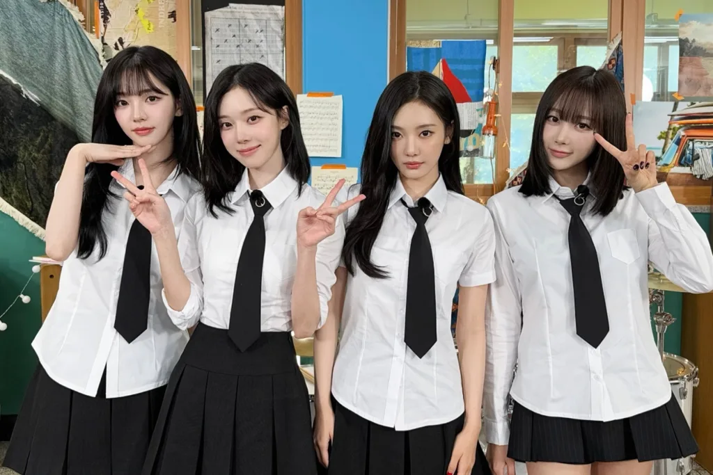 aespa Claims 6th Victory with "Rich Man" on Music Core: Hearts2Hearts, KickFlip & Lee Jun Young's Stellar Performances 1 aespa