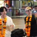 JO1’s Mame and Shosei Win Hearts with Traditional Namaste on Historic Mumbai Visit