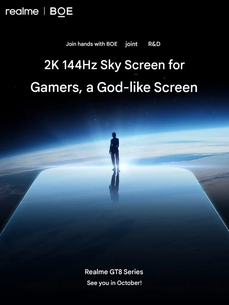 Realme gt8 pro 144hz 2k display