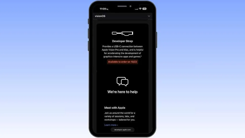 Apple Vision Pro Developer Strap Update Coming October 22 2 Apple Vision Pro 2 Apple Vision Pro Developer Strap Update Coming October 22