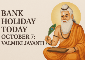 Bank holiday today october 7