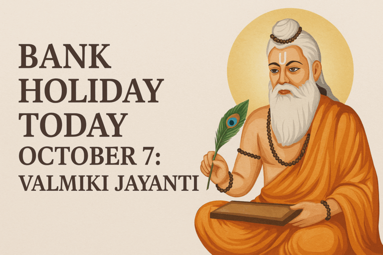 Bank holiday today october 7