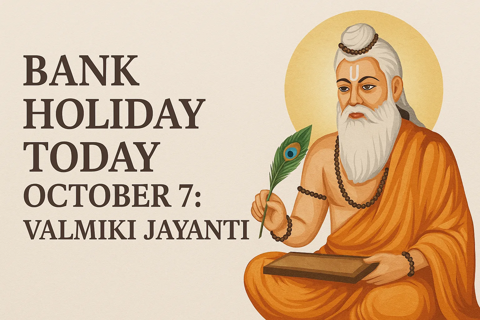 Bank holiday today october 7