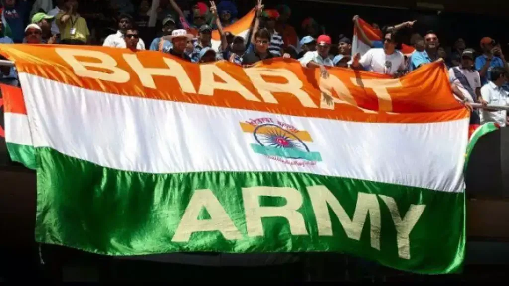 Bharat Army Creates History with Dual-Continent Cricket Support 2 Bharat Army 3 Bharat Army Creates History with Dual-Continent Cricket Support
