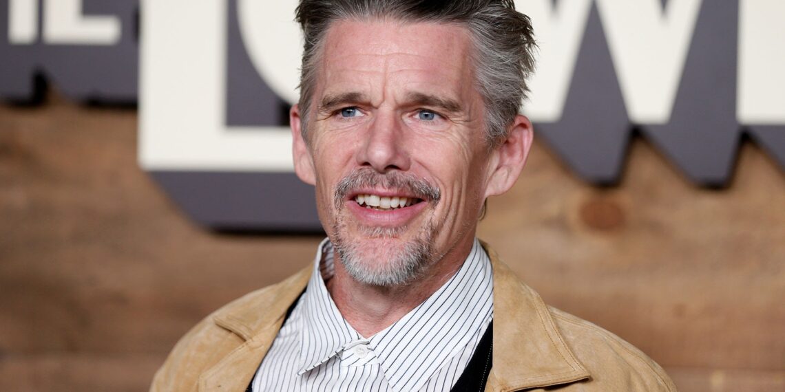 NEW YORK, NEW YORK - SEPTEMBER 17: Ethan Hawke attends FX's "The Lowdown" New York Premiere at Brooklyn Academy of Music on September 17, 2025 in New York City. (Photo by Dominik Bindl/WireImage)