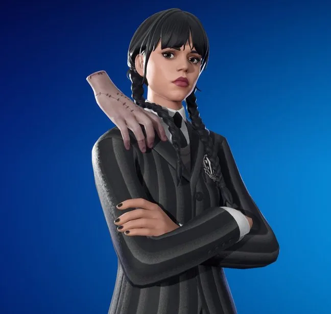 Wednesday Addams Skin in Fortnite