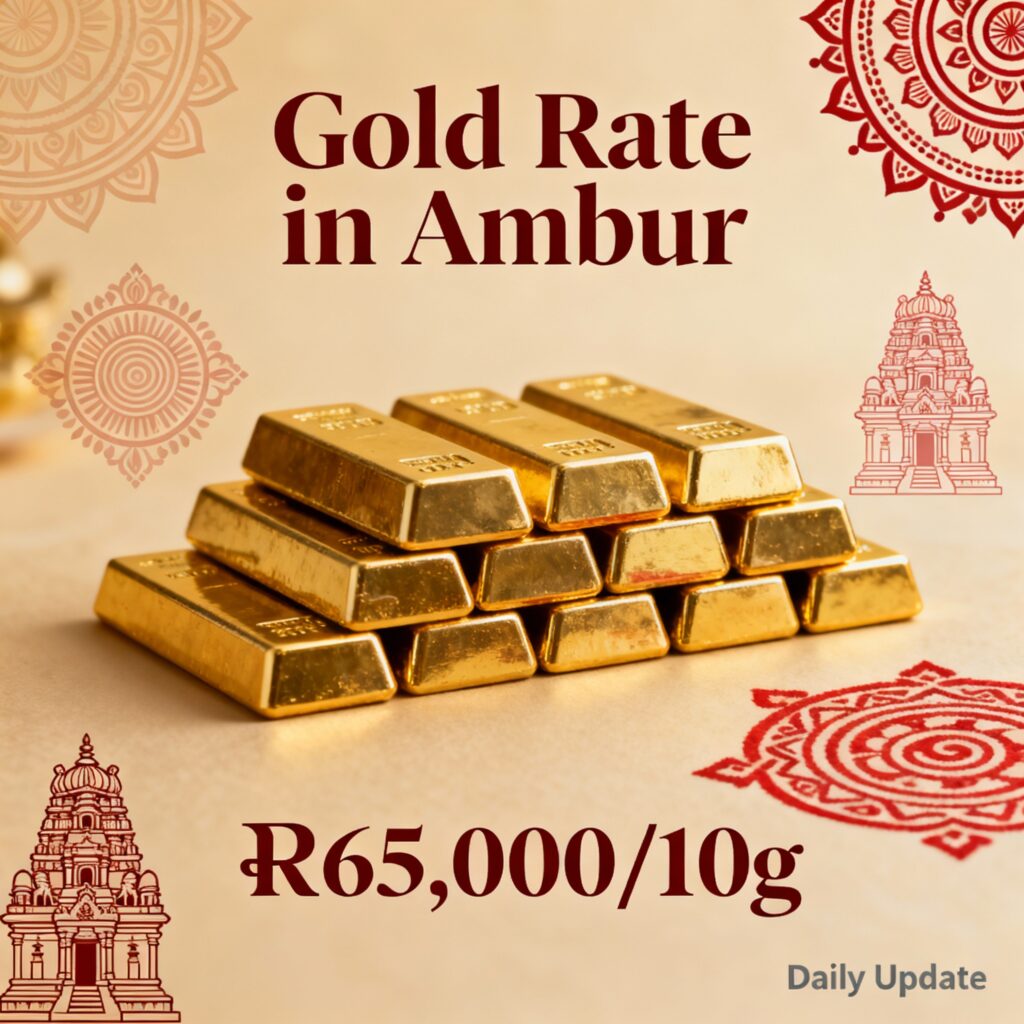Gold rate in Ambur