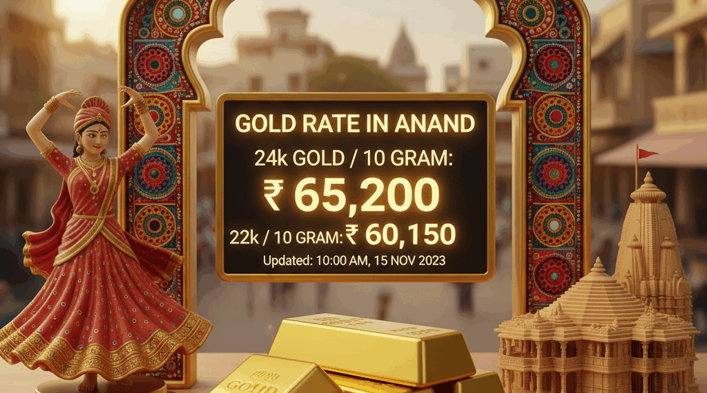 Gold rate in Anand