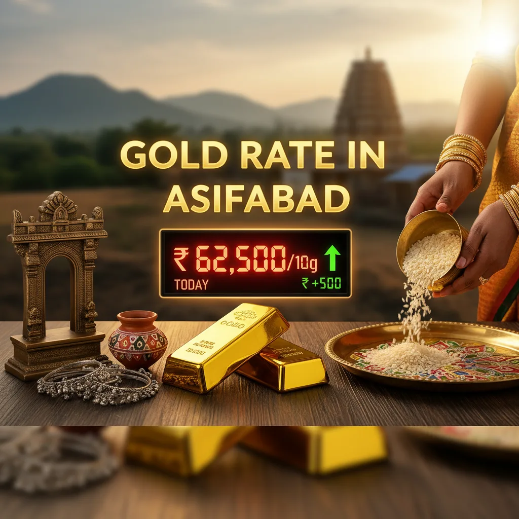 Gold rate in Asifabad