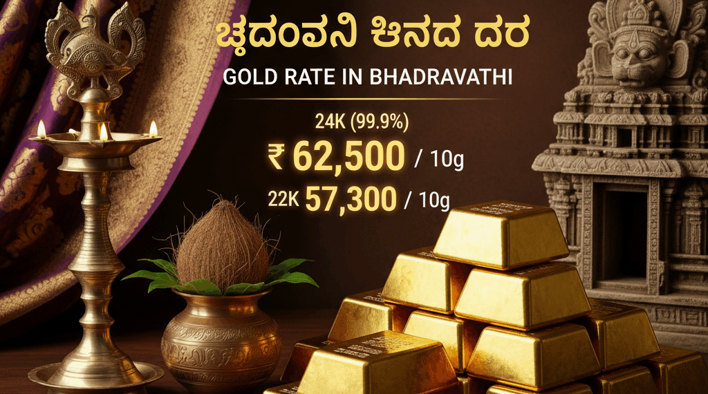Gold rate in Bhadravathi