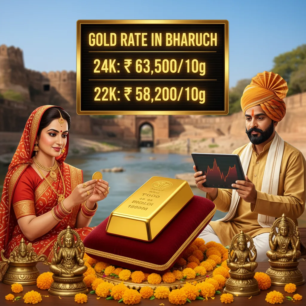 Gold rate in Bharuch