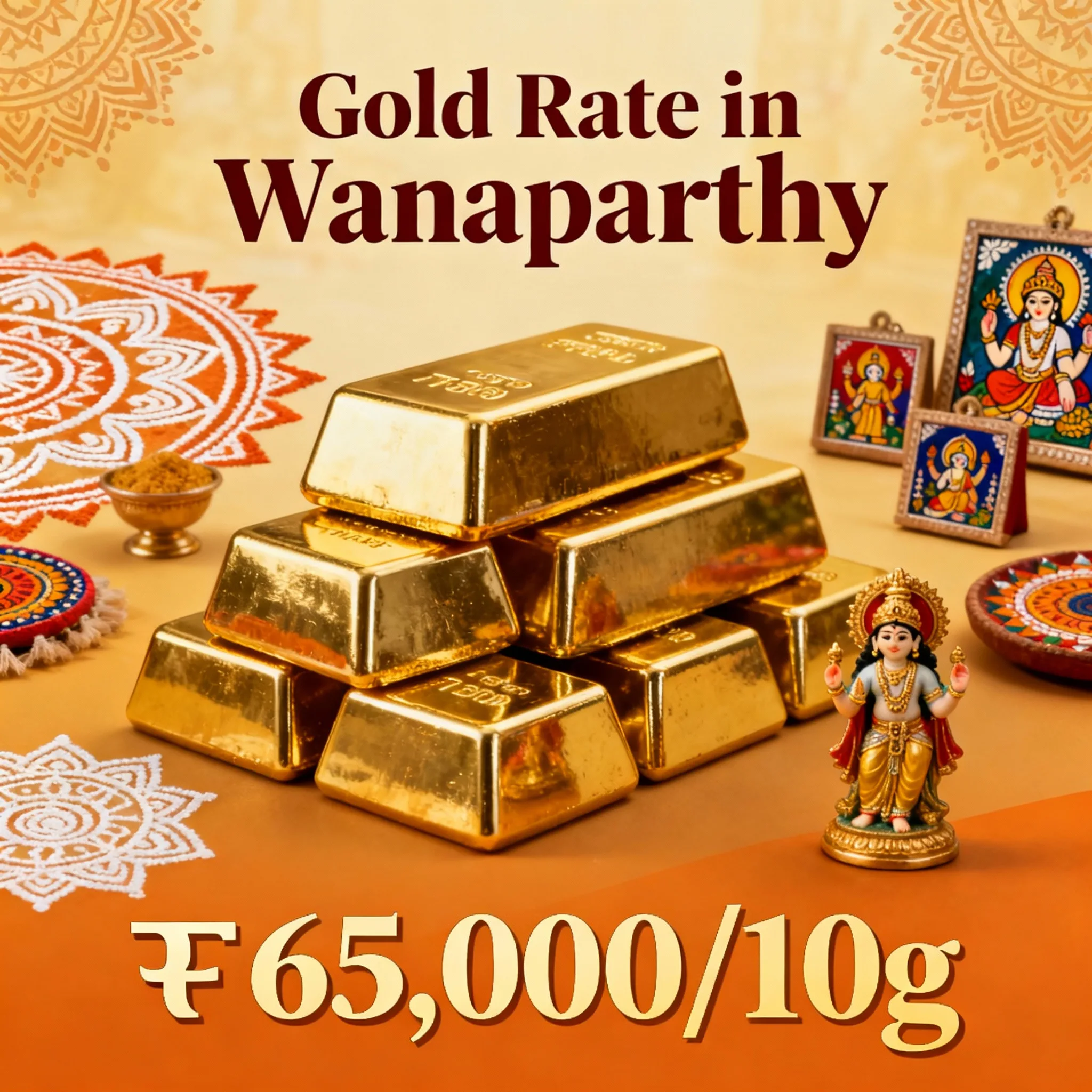 Gold rate in wanaparthy