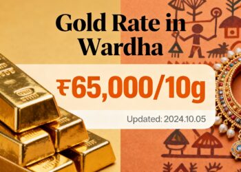 Gold rate in wardha