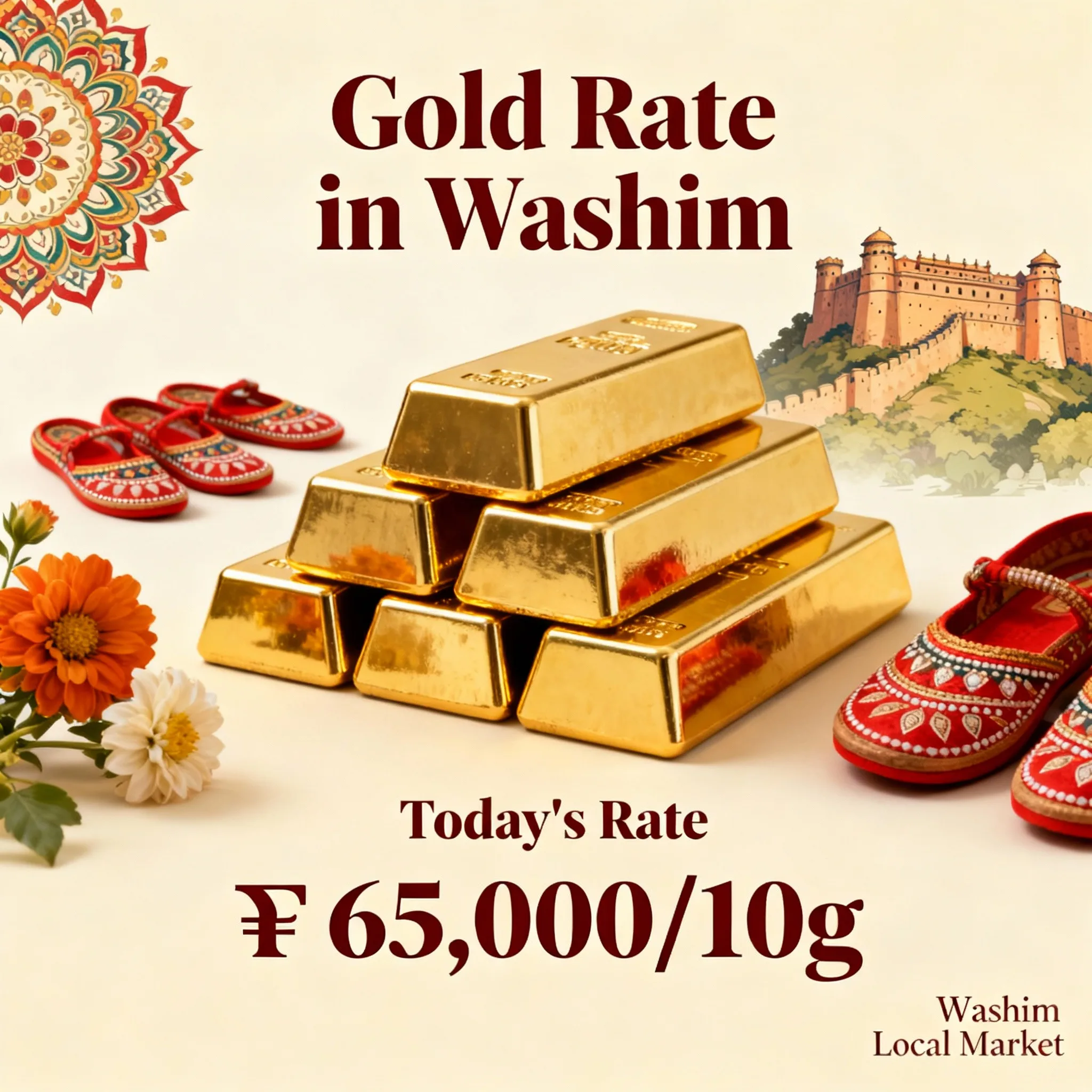 Gold rate in washim