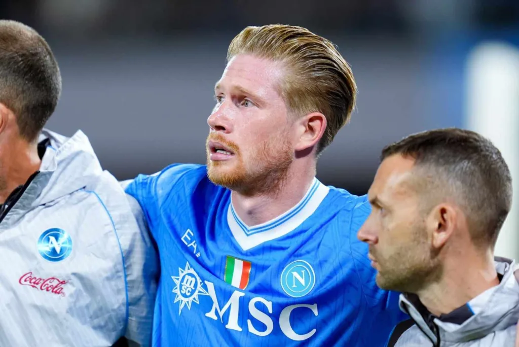 Napoli Midfielder Kevin De Bruyne Sidelined for 4 Months with Serious Injury