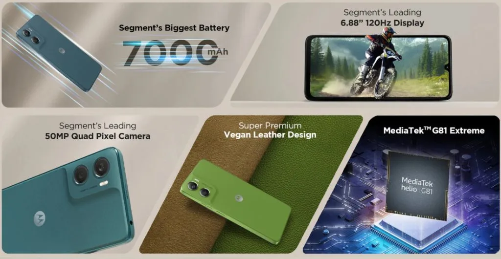 7000mAh बैटरी वाला Moto G06 Power 7 अक्टूबर को लॉन्च होगा 2 मोटो g06 पावर 1