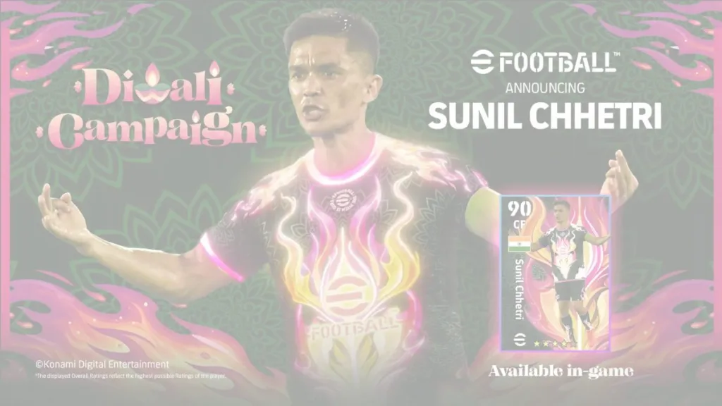 Sunil Chhetri Gets Exclusive eFootball™ Card for Diwali 2 Sunil Chhetri 2 Sunil Chhetri Gets Exclusive eFootball™ Card for Diwali