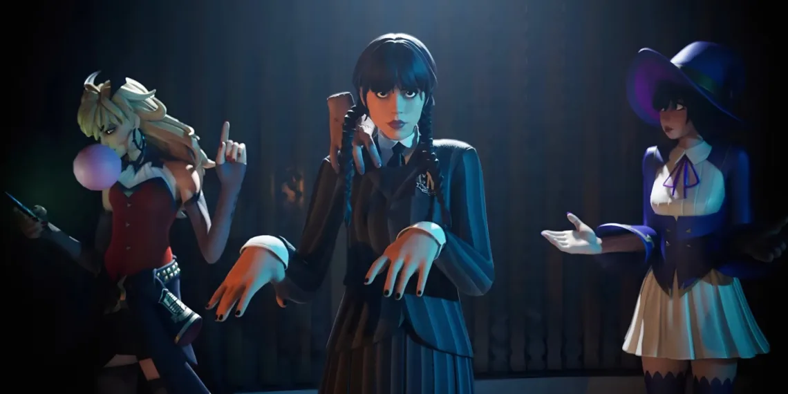 Wednesday Addams Skin in Fortnite