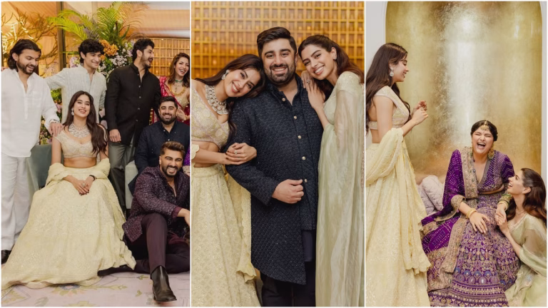 Anshula Kapoor Engagement: Inside Photos with Janhvi, Khushi & Kapoor Family