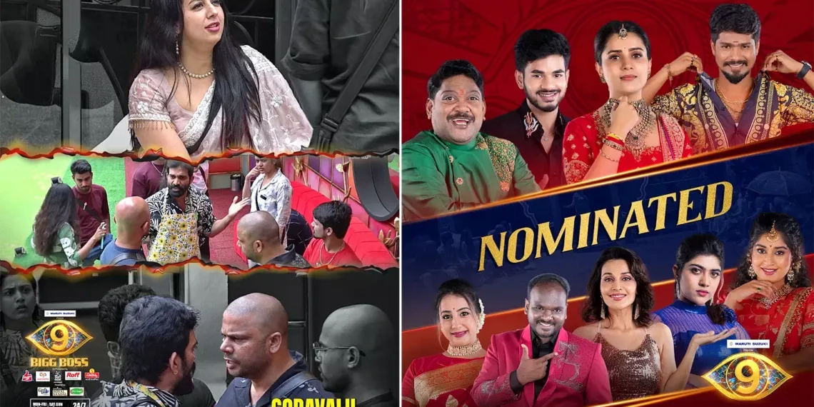 Bigg Boss 9 Tamil Vote: First Week Nominations Heat Up as Aghori Kalaiyarasan and Diwakar Face Eviction