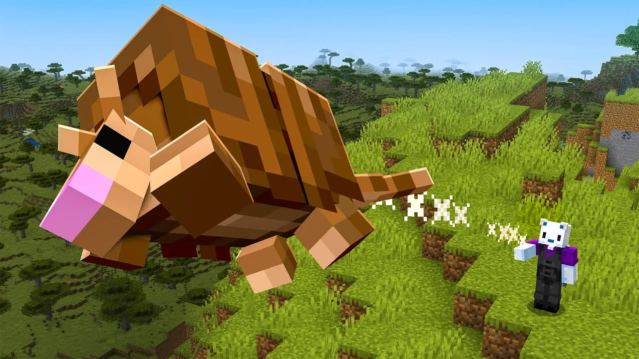 Hardened Armadillos Minecraft Mod: Transform Armadillo Interactions