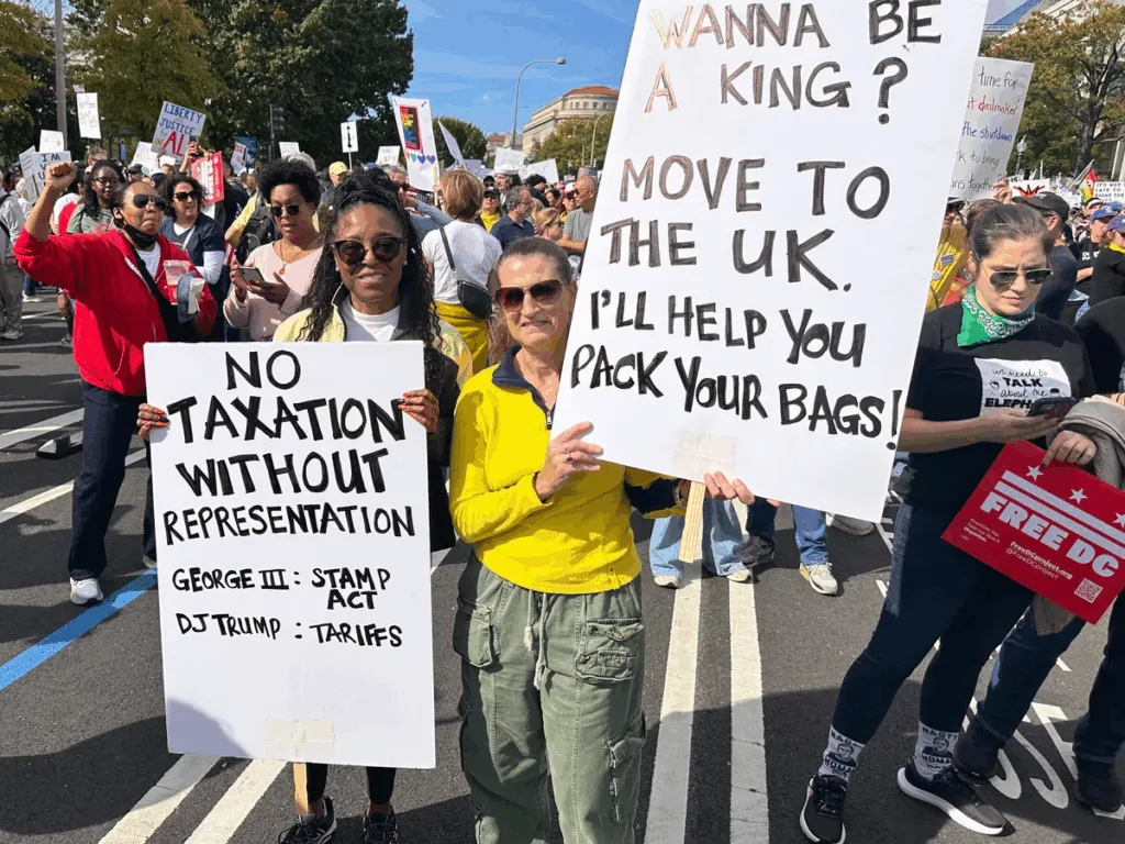Millions Rally Against Trump at 'No Kings' Protests Across America: A Historic Display of Democratic Resistance 1 Trump