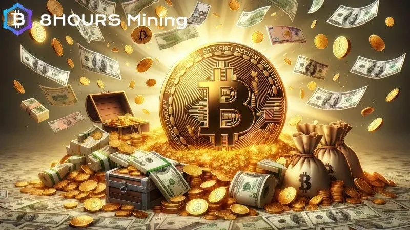 Daily income soars, 8HoursMining cloud mining opens a new era of wealth