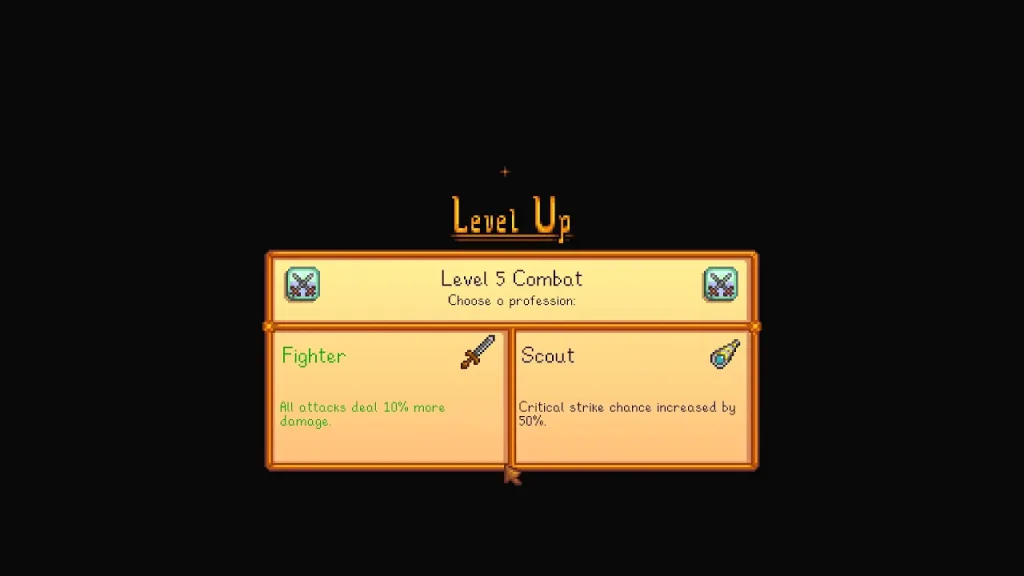 Stardew Valley Fighter or Scout