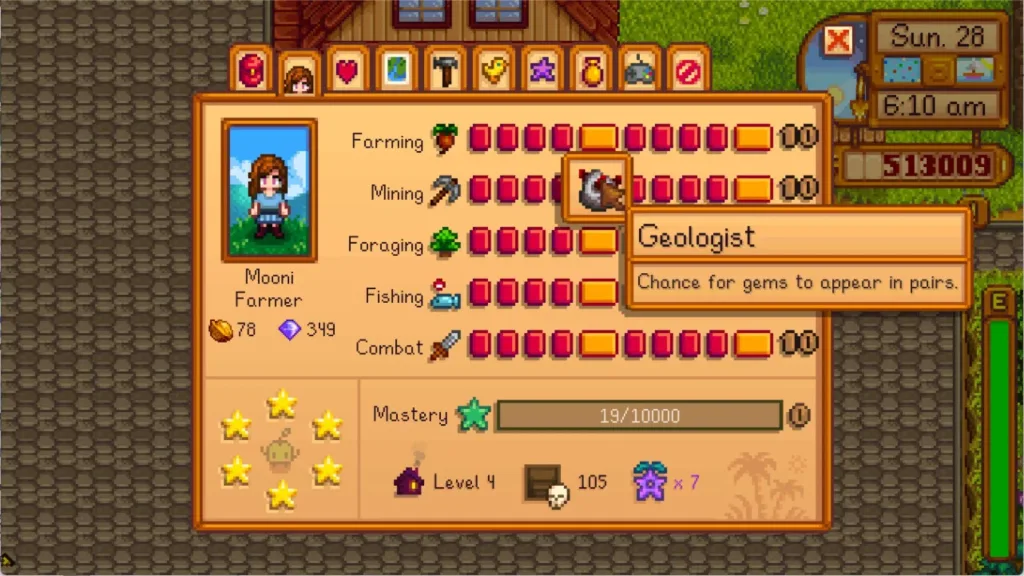 Stardew Geologist or Miner