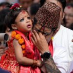 Nepal’s New Living Goddess: 2-Year-Old Aryatara Shakya Enthroned as Kumari