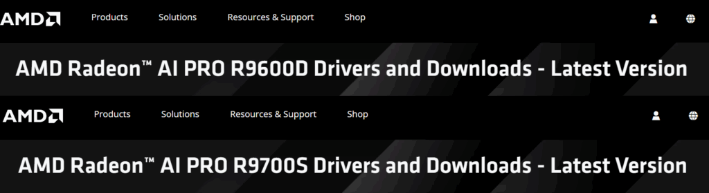AMD ने Radeon AI PRO R9700S और R9600D की तैयारी शुरू कर दी है: नए RDNA 4 GPU देखे गए हैं
