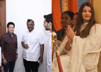 Aishwarya Rai and Sachin Tendulkar Grace Sri Sathya Sai Centenary Celebrations in Puttaparthi