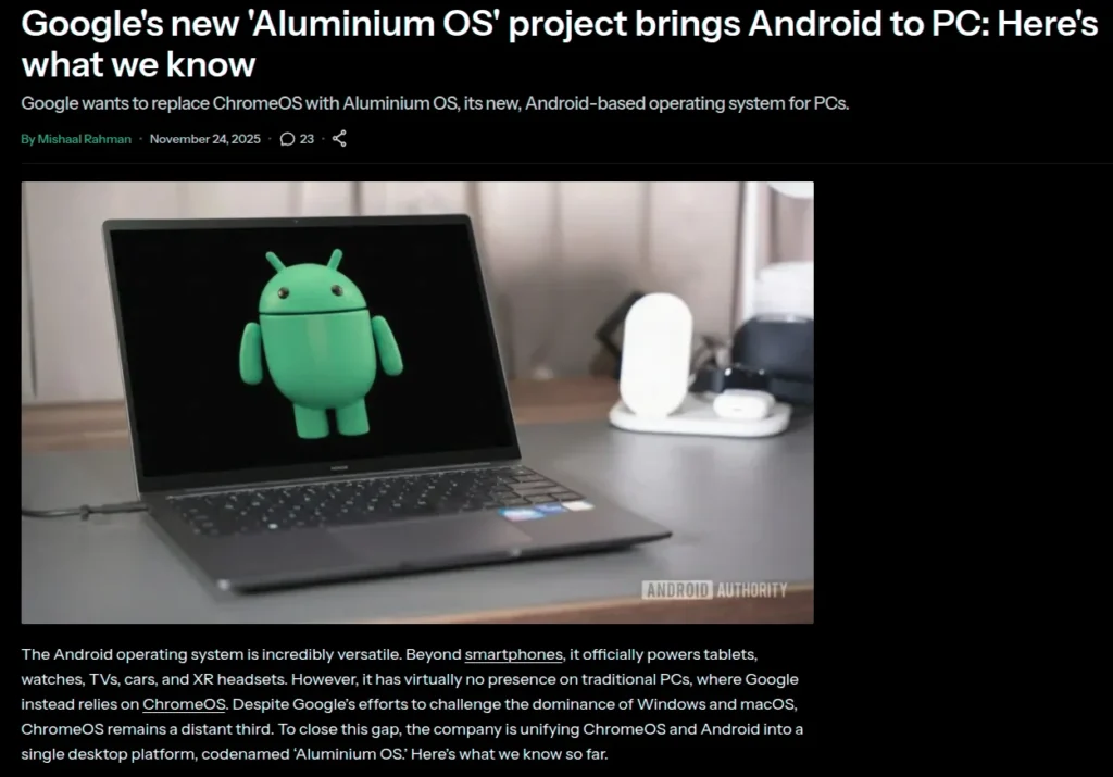 Aluminium OS