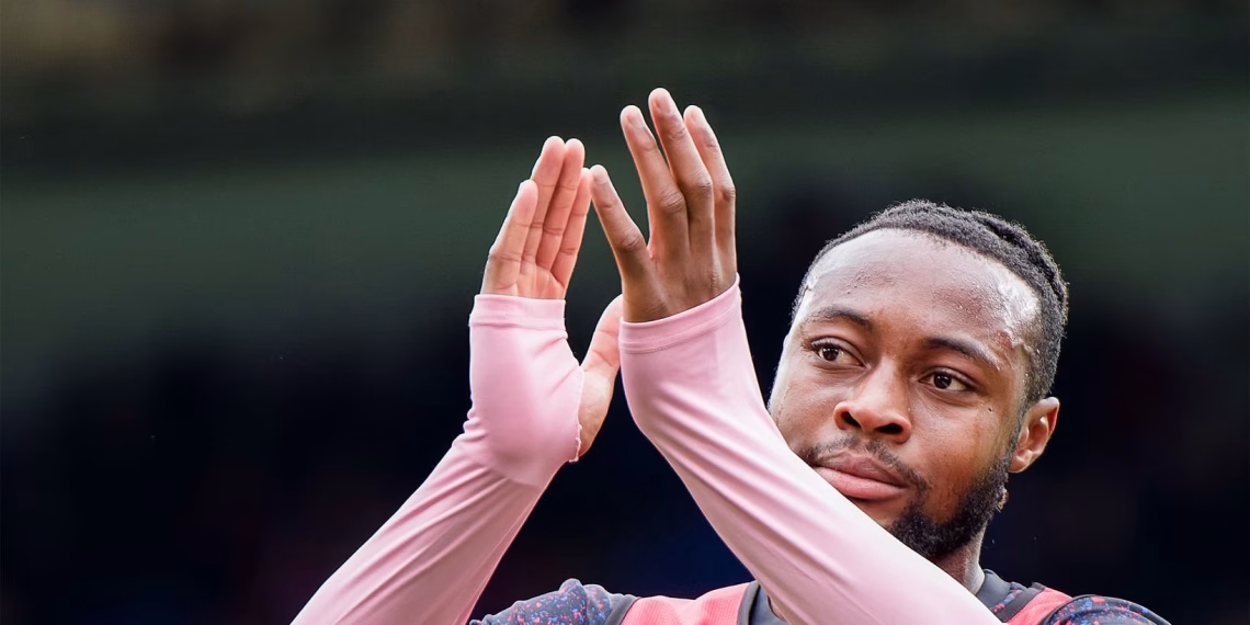 LONDON, ENGLAND - OCTOBER 18: Antoine Semenyo of Bournemouth before the Premier League match between Crystal Palace and Bournemouth at Selhurst Park on October 18, 2025 in London, England. (Photo by MB Media/Getty Images)