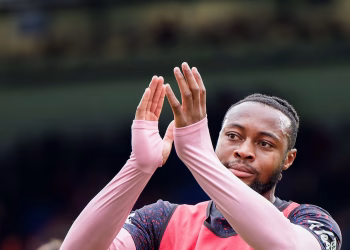 LONDON, ENGLAND - OCTOBER 18: Antoine Semenyo of Bournemouth before the Premier League match between Crystal Palace and Bournemouth at Selhurst Park on October 18, 2025 in London, England. (Photo by MB Media/Getty Images)
