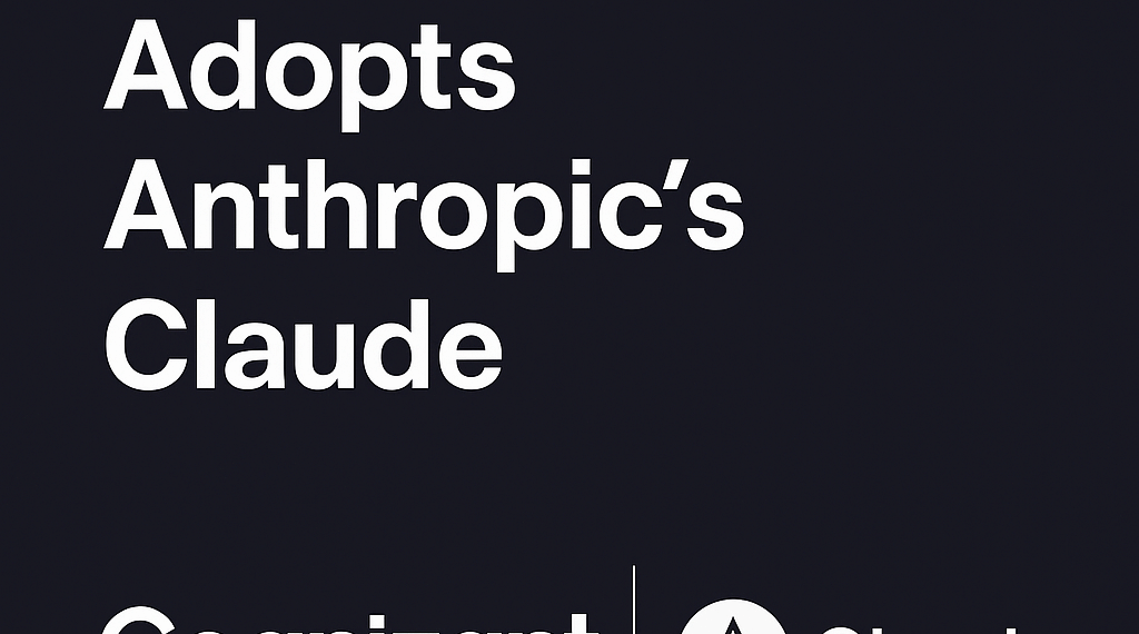 Cognizant Adopts Anthropic's Claude