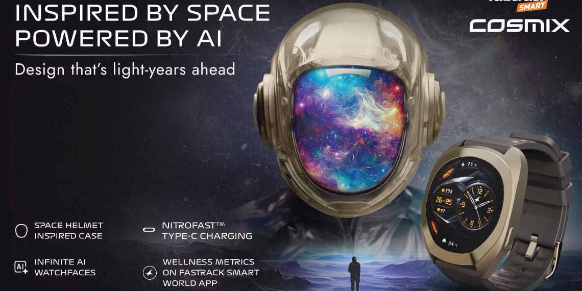 Fastrack Smart Cosmix: India's First Space-Inspired AI Smartwatch Launches at ₹6,499