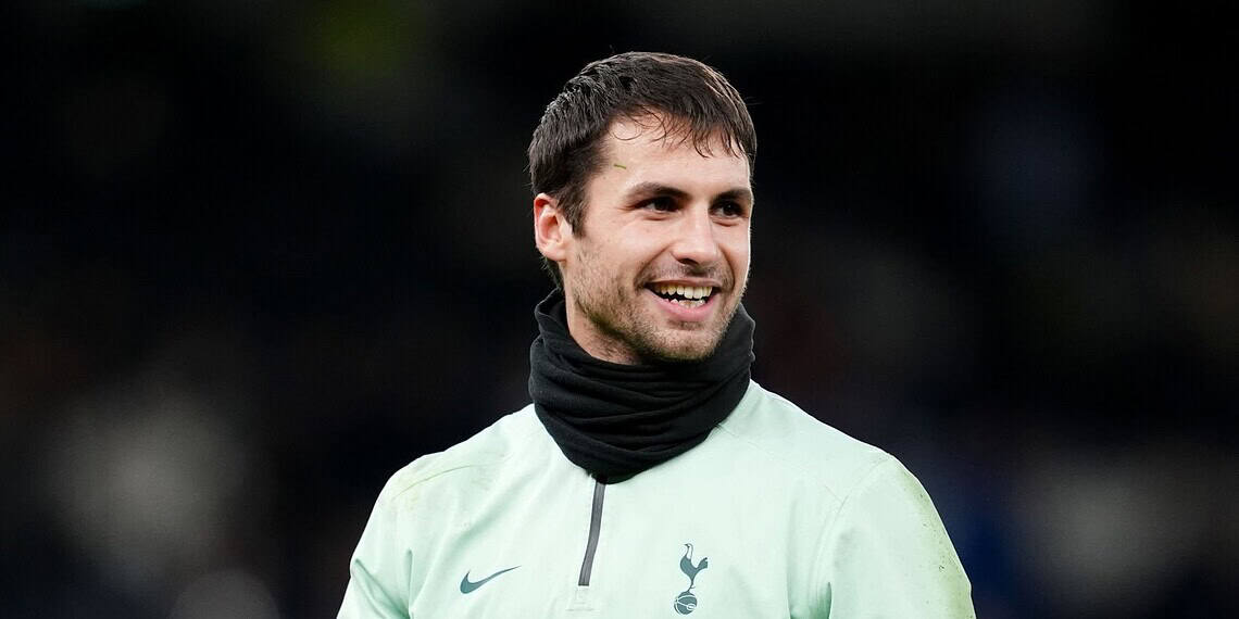 Tottenham Hotspur's Alfie Whiteman warms up before the UEFA Champions League, league stage match at the Tottenham Hotpsur Stadium, London. Picture date: Thursday January 30, 2025. (Photo by Adam Davy/PA Images via Getty Images)