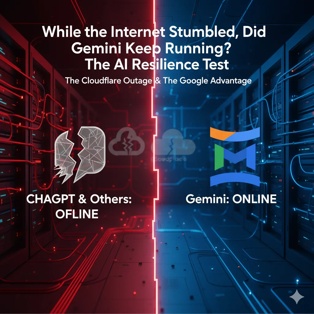 While the Internet Stumbled, Did Gemini Keep Running? The AI Resilience Test
