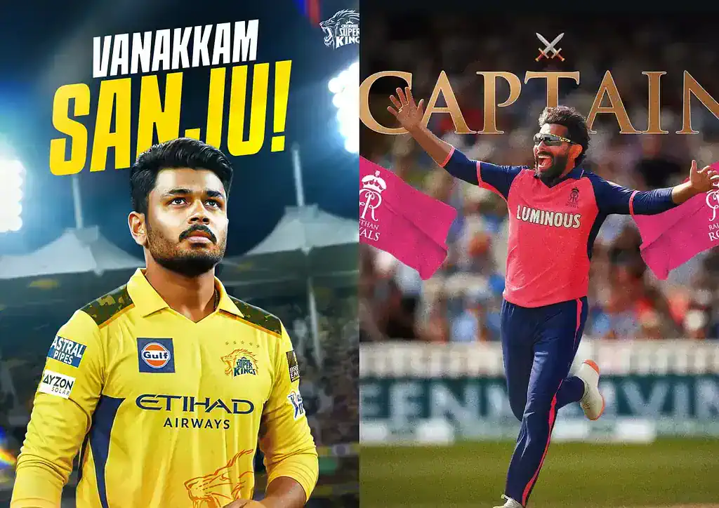 IPL's Biggest Swap Deal: Jadeja to Rajasthan, Samson to Chennai – Breaking Down the Blockbuster Trade