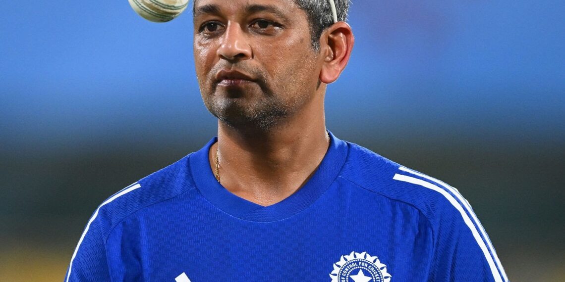 GUWAHATI, INDIA - SEPTEMBER 29: India head coach Amol Muzumdar looks on during the India net session at Barsapara Cricket Stadium on September 29, 2025 in Guwahati, India. (Photo by Matt Roberts-ICC/ICC via Getty Images)