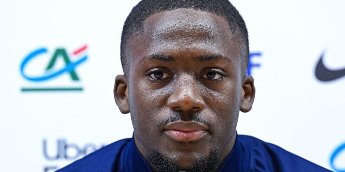 Ibrahima KONATE of France during a press conference of France Nartional Football team on November 15, 2025 in Baku, Azerbaijan. (Photo by Baptiste Fernandez/Icon Sport via Getty Images)