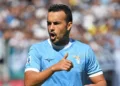 The Lazio footballer Pedro Rodriguez during the Lazio-Roma match at the Olimpico stadium. Rome (Italy), September 21st, 2025 (Photo by Massimo Insabato/Archivio Massimo Insabato/Mondadori Portfolio via Getty Images)