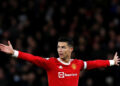 FILE PHOTO: Soccer Football - Premier League - Manchester United v Wolverhampton Wanderers - Old Trafford, Manchester, Britain - January 3, 2022 Manchester United's Cristiano Ronaldo reacts