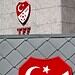 ISTANBUL, TURKEY - SEPTEMBER 22: A photo shows the logo and sign board of 'Turkish Football Federation' in Istanbul, Turkey on September 22, 2018. (Photo by Emrah Yorulmaz/Anadolu Agency/Getty Images)