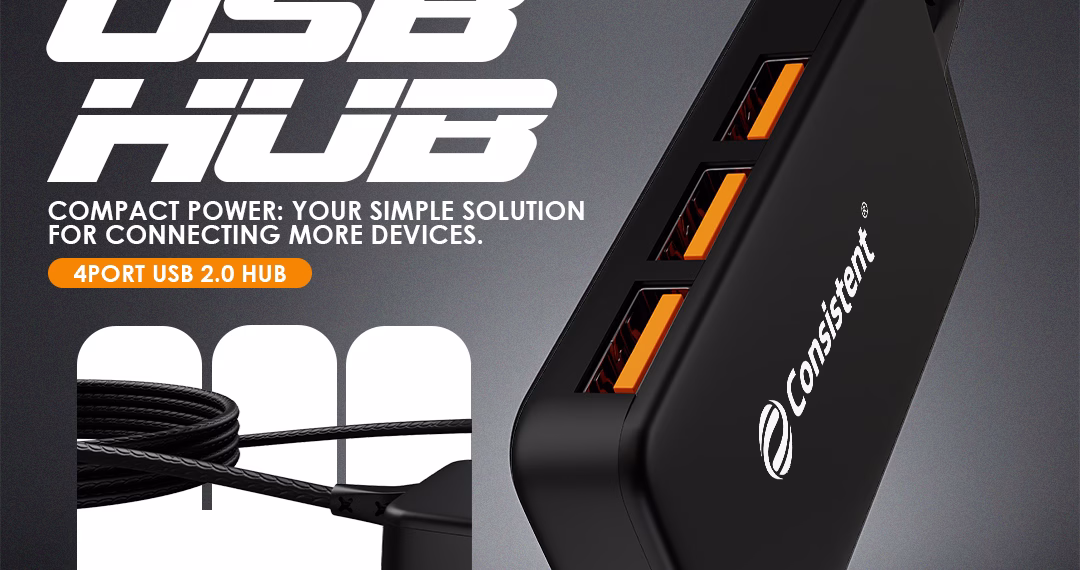 Consistent Launches Smart 4-Port USB Hub for Multi-Device Users